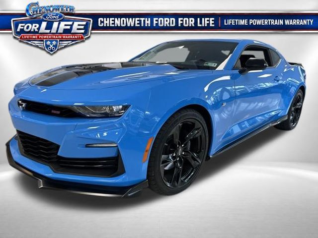 Rapid Blue 2022 Chevrolet Camaro Coupe Rear-Wheel Drive Automatic