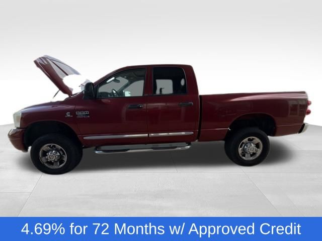 Inferno Red Crystal Pearl 2007 Dodge RAM 2500 Pickup Truck Four-Wheel Drive 6-Speed Automatic