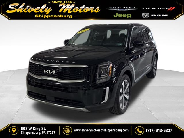Ebony Black 2022 Kia Telluride SUV / Crossover All-Wheel Drive 8-Speed Automatic