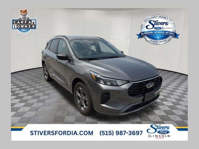 Gray Metallic 2024 Ford Escape SUV / Crossover All-Wheel Drive 8-Speed Automatic