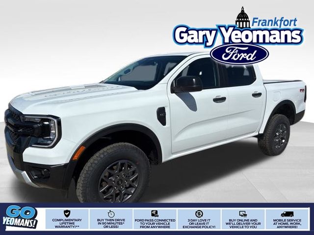 Oxford White 2026 Ford Ranger XLT SuperCrew 4WD Pickup Truck Four-Wheel Drive Automatic