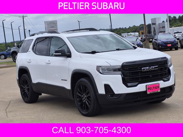 Summit White 2023 GMC Acadia SLT AWD SUV / Crossover Four-Wheel Drive 9-Speed Automatic