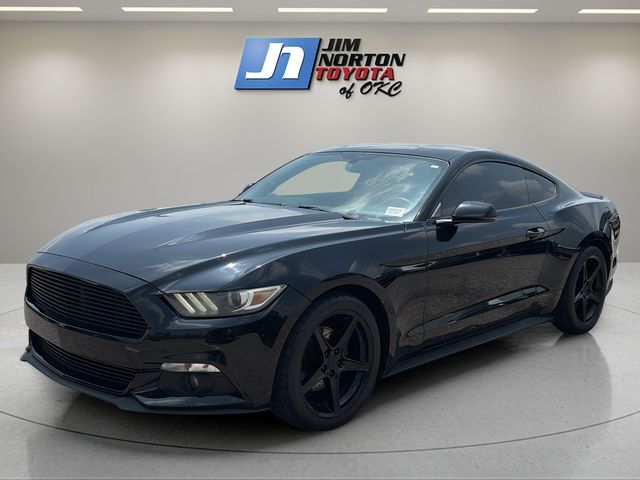 Shadow Black 2016 Ford Mustang EcoBoost Premium Coupe RWD Coupe Rear-Wheel Drive 6-Speed Manual