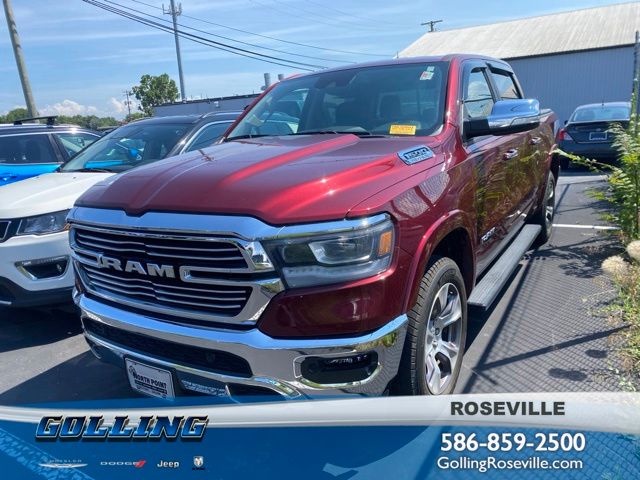 Delmonico Red Pearlcoat 2021 RAM 1500 Pickup Truck Four-Wheel Drive 8-Speed Automatic
