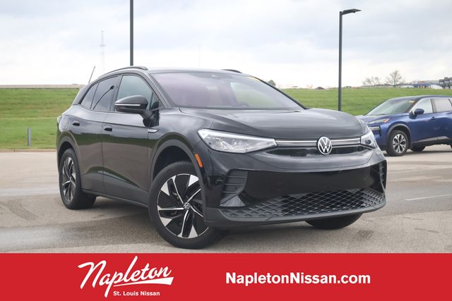 Black Metallic 2021 Volkswagen ID.4 Pro AWD SUV / Crossover All-Wheel Drive Automatic