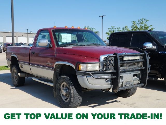 Red 1995 Dodge RAM 2500 Pickup Truck Four-Wheel Drive