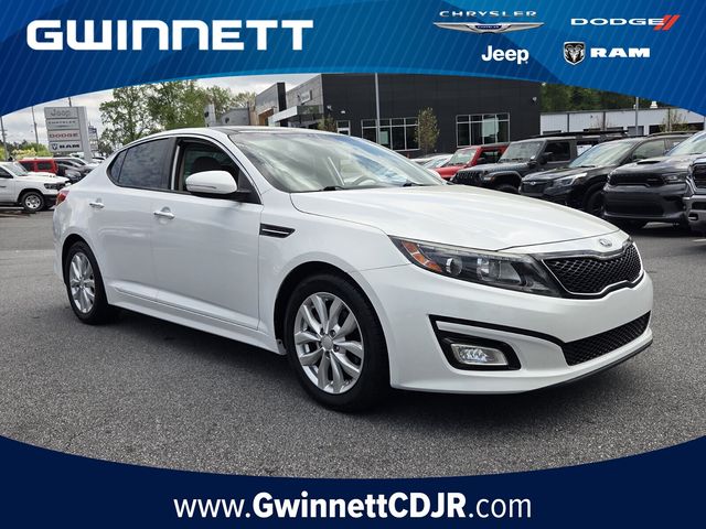 Snow White Pearl 2015 Kia Optima EX Sedan Front-Wheel Drive 6-Speed Automatic
