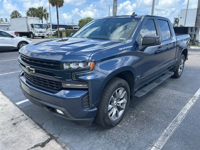 Northsky Blue Metallic 2022 Chevrolet Silverado 1500 RST Crew Cab RWD Pickup Truck 4X2 8-Speed Automatic