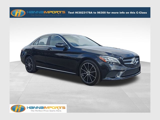Black 2019 Mercedes-Benz C-Class C 300 RWD Sedan Rear-Wheel Drive 9-Speed Automatic