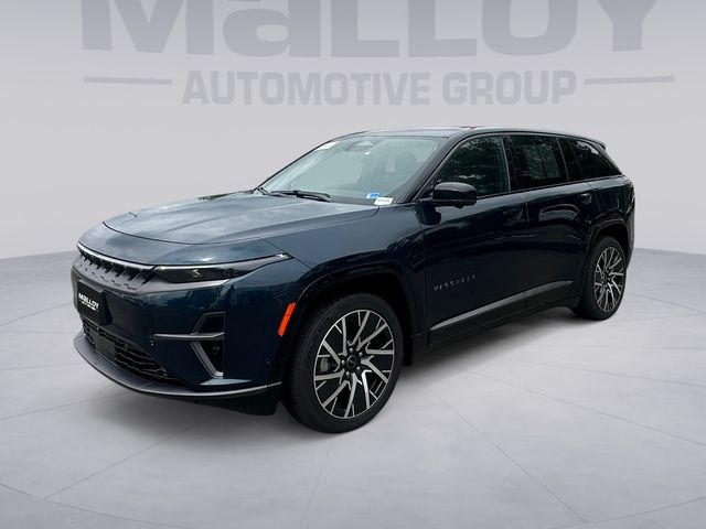 Fathom Blue Pearlcoat 2025 Jeep Wagoneer S SUV / Crossover Four-Wheel Drive 1-Speed Automatic