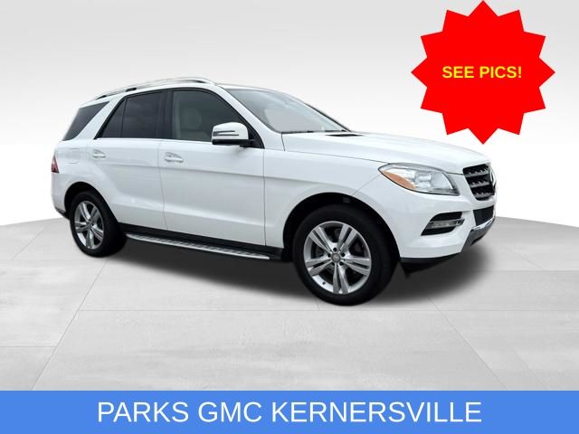 Polar White 2015 Mercedes-Benz M-Class ML 350 4MATIC SUV / Crossover All-Wheel Drive 7-Speed Automatic