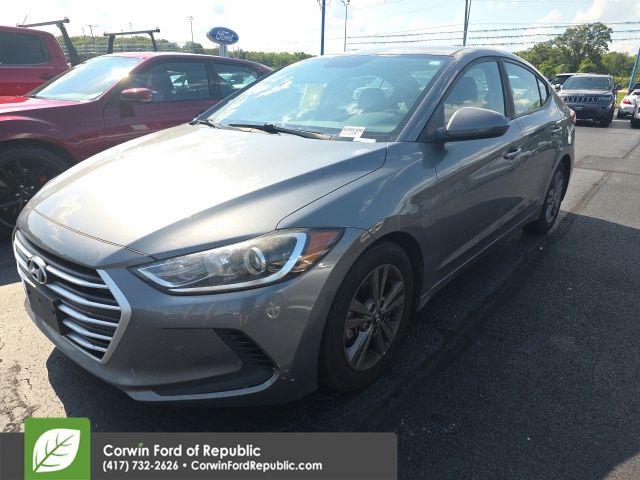 Machine Gray 2018 Hyundai Elantra Sedan Front-Wheel Drive 6-Speed Automatic