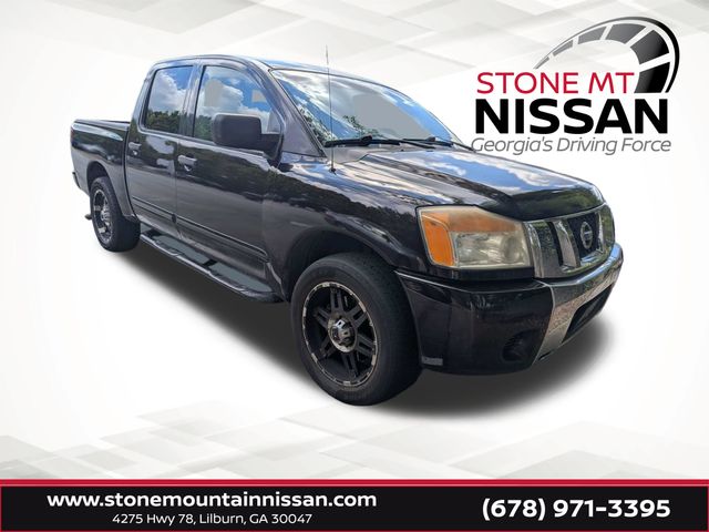 Red Brawn 2009 Nissan Titan Pickup Truck 4X2 5-Speed Automatic