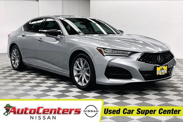 Lunar Silver Metallic 2023 Acura TLX Sedan Front-Wheel Drive 10-Speed Automatic