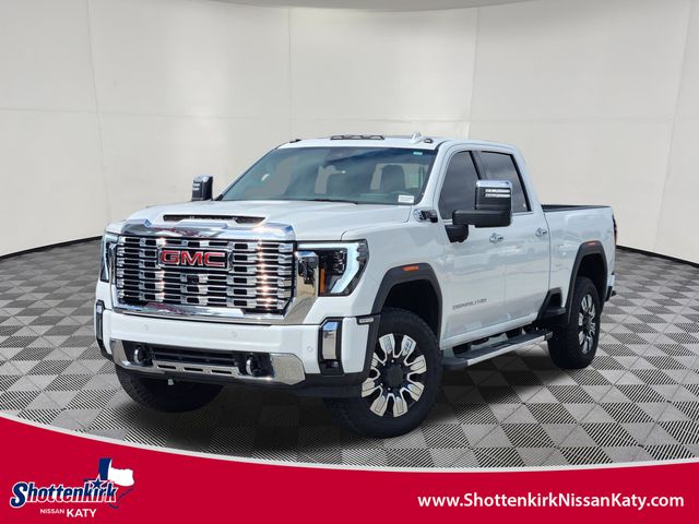 Summit White 2024 GMC Sierra 3500HD Denali Crew Cab 4WD Pickup Truck Four-Wheel Drive Automatic