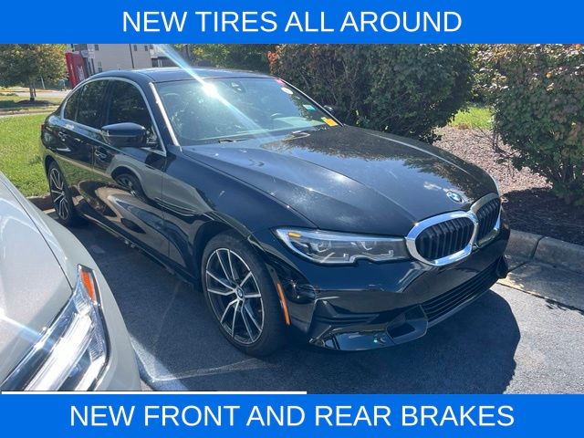 Jet Black 2020 BMW 3 Series Sedan All-Wheel Drive 8-Speed Automatic