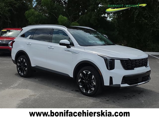 White Pearl 2025 Kia Sorento SUV / Crossover All-Wheel Drive 8-Speed Dual Clutch