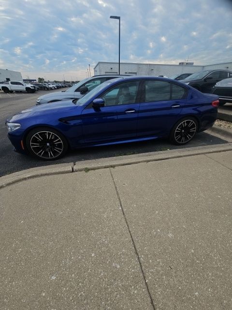 Marina Bay Blue Metallic 2018 BMW M5 Sedan All-Wheel Drive 8-Speed Automatic