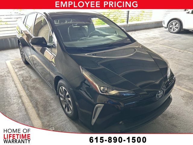 Midnight Black Metallic 2022 Toyota Prius Hatchback Front-Wheel Drive Continuously Variable Transmission
