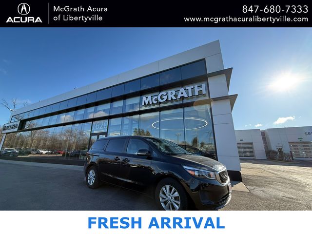 Aurora Black 2017 Kia Sedona LX Minivan Front-Wheel Drive 6-Speed Automatic