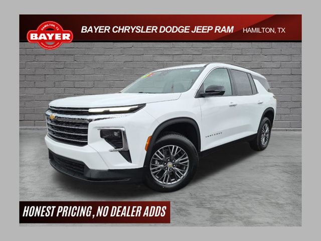 Summit White 2025 Chevrolet Traverse SUV / Crossover Front-Wheel Drive 8-Speed Automatic