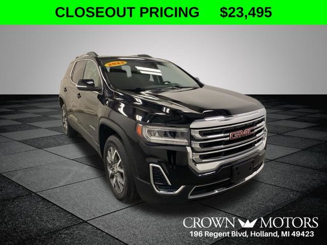 Black (Ebony Twilight Metallic) 2023 GMC Acadia SUV / Crossover Four-Wheel Drive 9-Speed Automatic