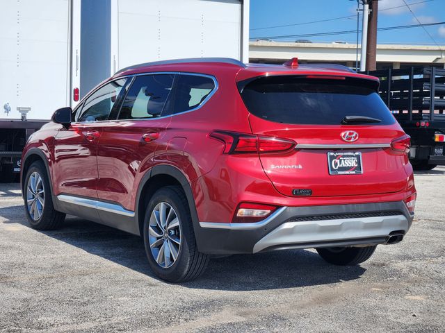 2019 Hyundai Santa Fe SEL Plus Red at DeMontrond Gulf Freeway