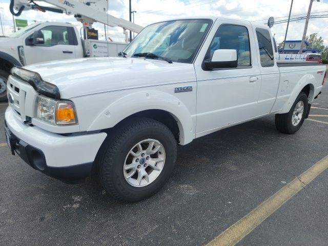 Oxford White 2011 Ford Ranger Sport SuperCab 4-Door 4WD Pickup Truck Four-Wheel Drive 5-Speed Automatic Overdrive