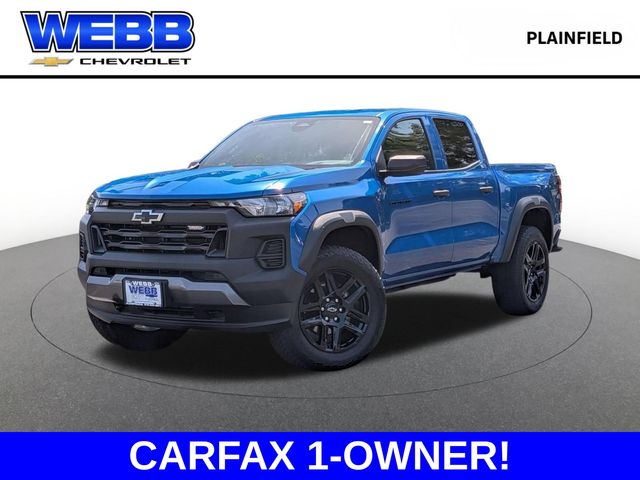 Glacier Blue Metallic 2024 Chevrolet Colorado Pickup Truck Four-Wheel Drive 8-Speed Automatic