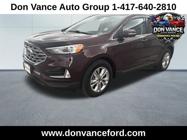 Red (Burgundy) 2020 Ford Edge SEL AWD SUV / Crossover All-Wheel Drive 8-Speed Automatic