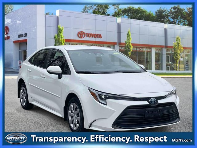 Ice Cap 2024 Toyota Corolla Hybrid LE AWD Sedan All-Wheel Drive Continuously Variable Transmission
