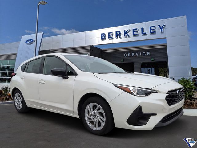 Crystal White Pearl 2024 Subaru Impreza AWD Wagon All-Wheel Drive Continuously Variable Transmission
