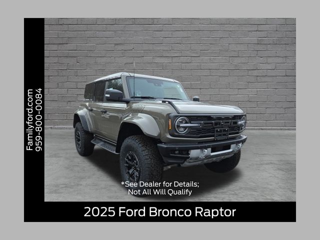 Marsh Gray 2025 Ford Bronco Raptor SUV / Crossover Four-Wheel Drive Automatic