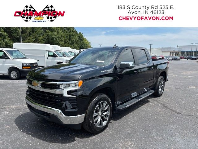 Black 2023 Chevrolet Silverado 1500 Pickup Truck Four-Wheel Drive 8-Speed Automatic