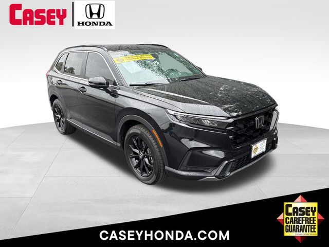 Crystal Black Pearl 2024 Honda CR-V Hybrid SUV / Crossover All-Wheel Drive Continuously Variable Transmission