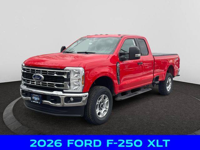 Race Red 2026 Ford F-250 Super Duty Pickup Truck Four-Wheel Drive Automatic