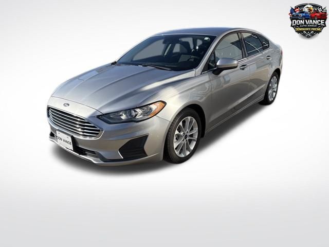Silver Metallic 2020 Ford Fusion Hybrid SE FWD Sedan Front-Wheel Drive Continuously Variable Transmission
