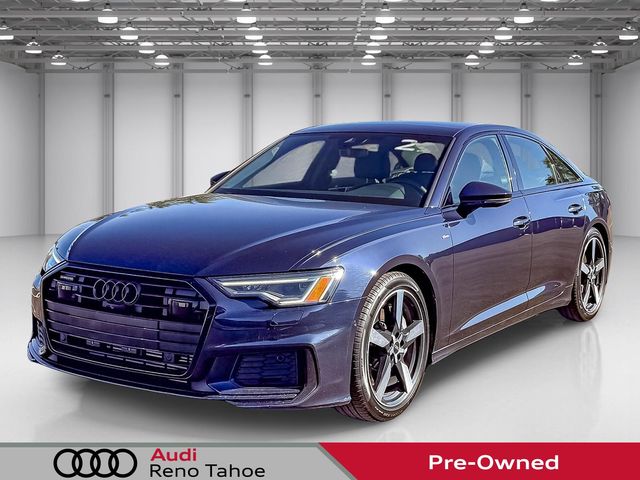 Blue Metallic 2021 Audi A6 Sedan All-Wheel Drive 7-Speed Automatic