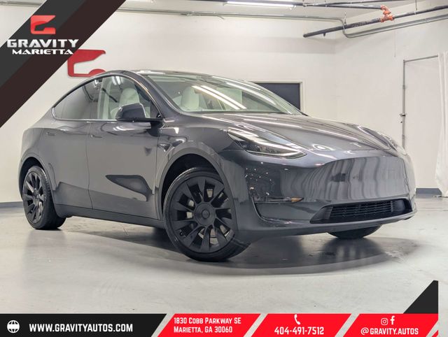 Gray 2024 Tesla Model Y Long Range AWD SUV / Crossover All-Wheel Drive 1-Speed Automatic