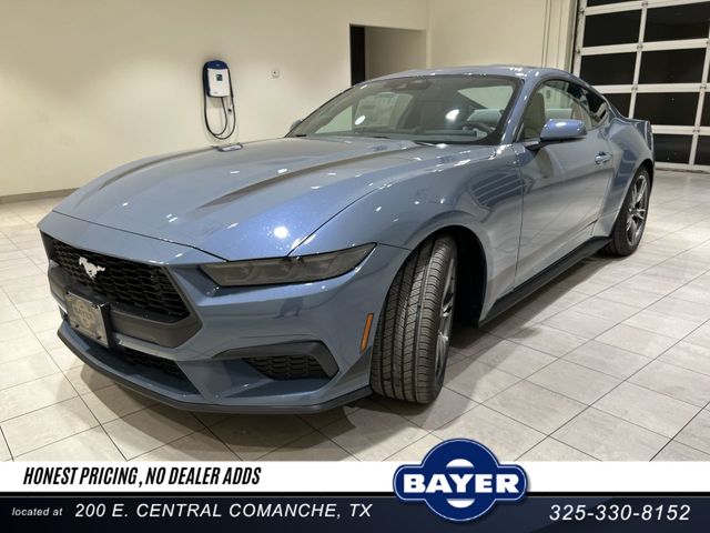 Vapor Blue Metallic 2025 Ford Mustang Coupe Rear-Wheel Drive Automatic