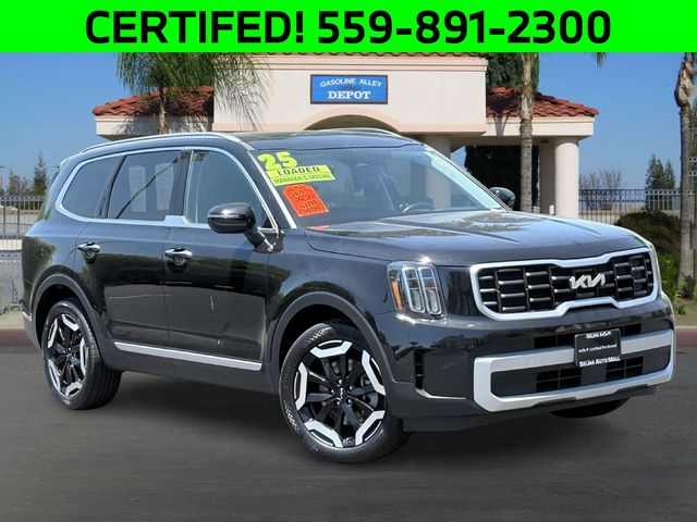 Ebony Black 2025 Kia Telluride S AWD SUV / Crossover All-Wheel Drive 8-Speed Automatic