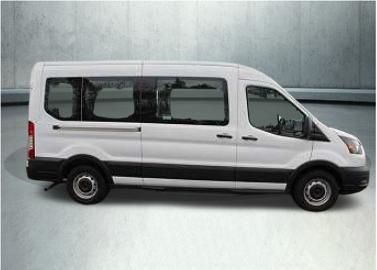 Oxford White 2023 Ford Transit Passenger Van Rear-Wheel Drive