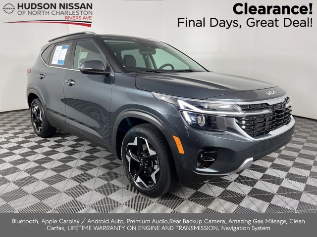 Gravity Gray 2024 Kia Seltos EX AWD SUV / Crossover All-Wheel Drive Continuously Variable Transmission