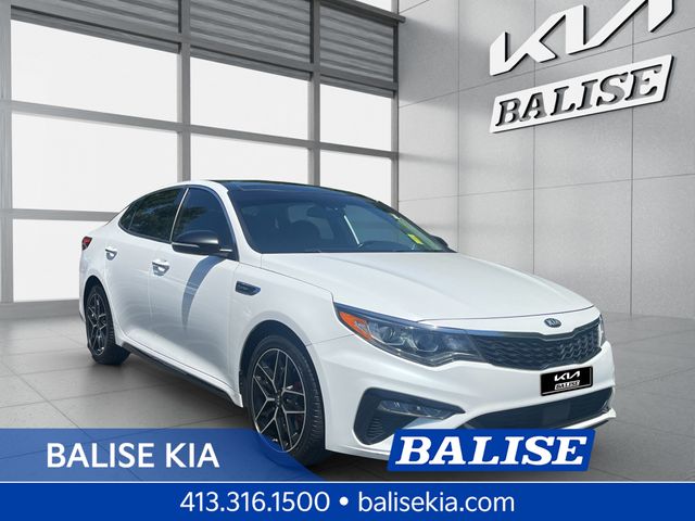 Snow White Pearl 2019 Kia Optima Sedan Front-Wheel Drive 6-Speed Automatic