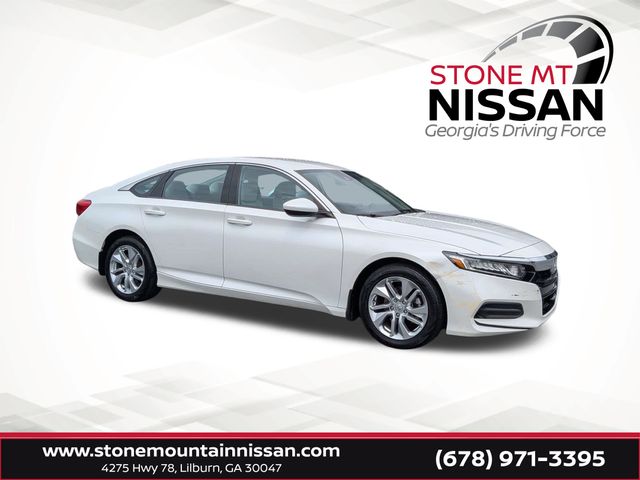 Platinum White Pearl 2018 Honda Accord 1.5T LX FWD Sedan Front-Wheel Drive Continuously Variable Transmission