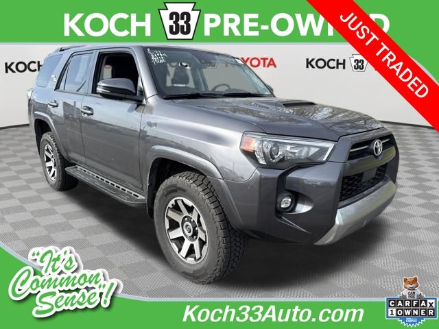 Gray 2022 Toyota 4Runner TRD Off-Road Premium 4WD SUV / Crossover Four-Wheel Drive 5-Speed Automatic