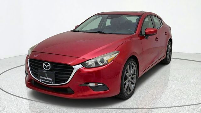 Soul Red Metallic 2018 Mazda MAZDA3 Sedan Front-Wheel Drive 6-Speed Automatic