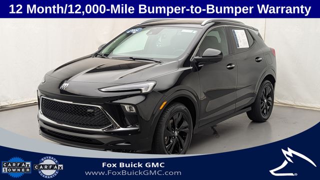 Black (Ebony Twilight Metallic) 2024 Buick Encore GX SUV / Crossover Front-Wheel Drive Continuously Variable Transmission