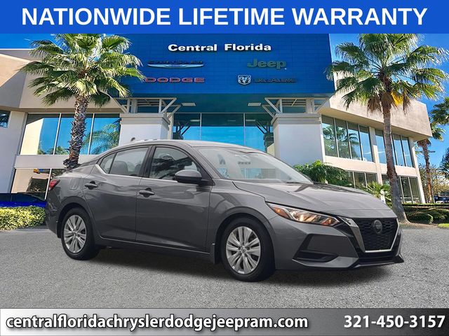 Gray (Gun Metallic) 2020 Nissan Sentra Sedan Front-Wheel Drive Continuously Variable Transmission