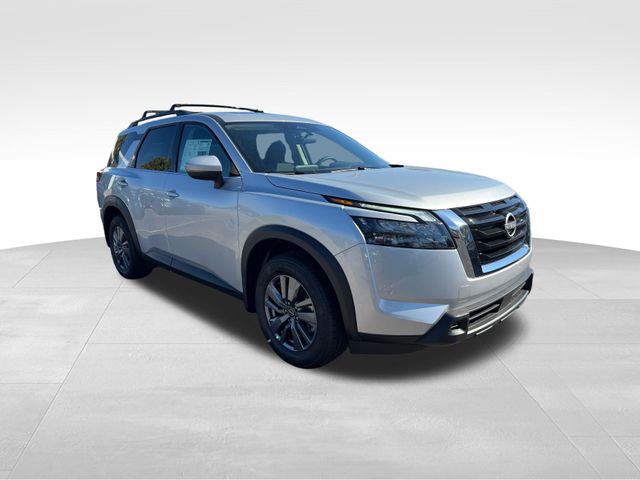 2025 Brilliant Silver Metallic Nissan Pathfinder SV FWD SUV
